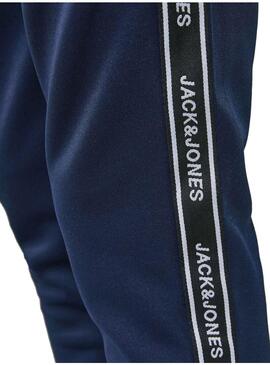 Pantalone di Tuta sportiva Jack And Jones Will Blu Bambino