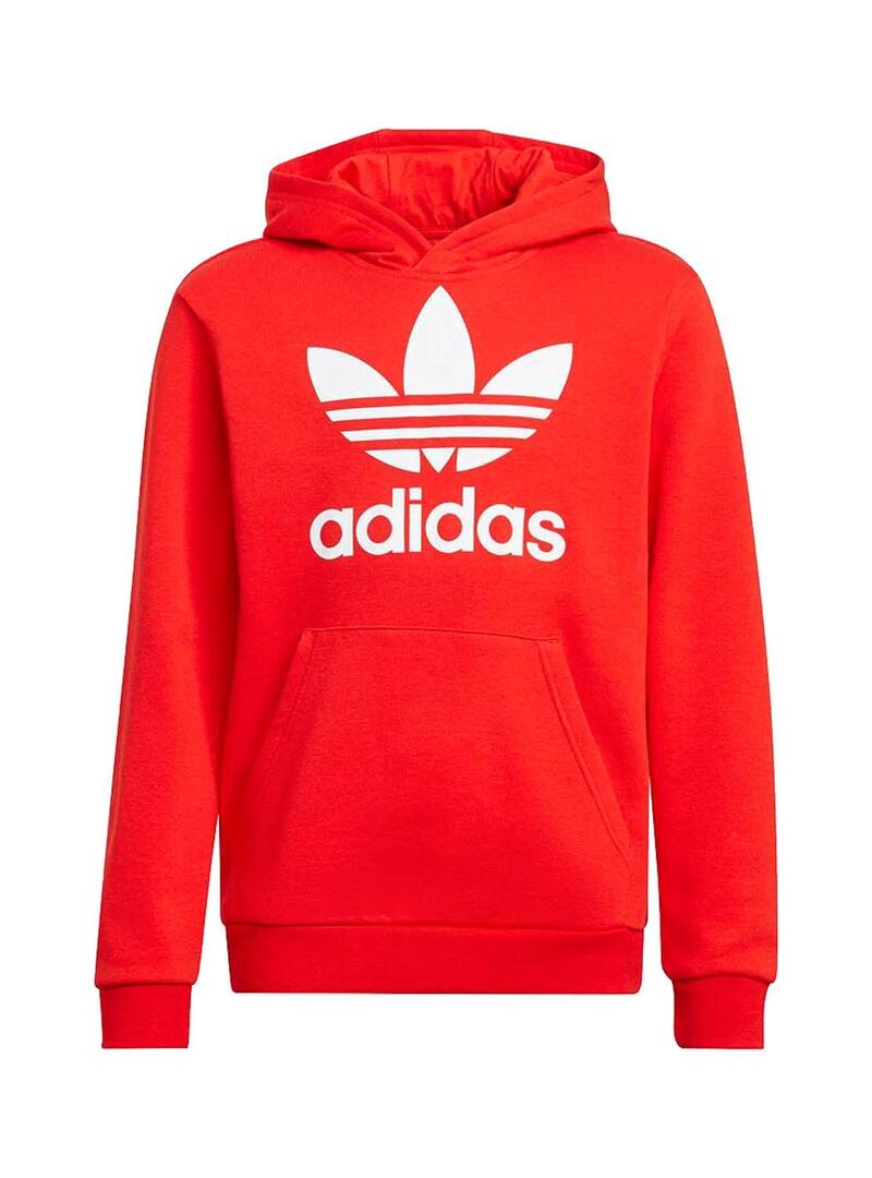 Felpa adidas bambino rosso online