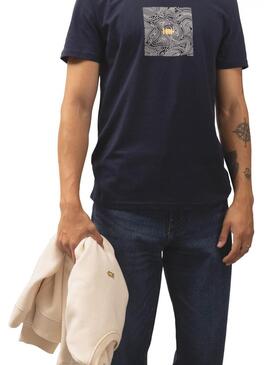 T-Shirt Klout Isobaras Blu Navy per Uomo