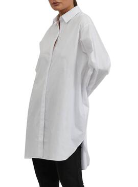 Camicia Vila Gimas Oversize Bianco per Donna