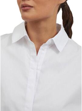 Camicia Vila Gimas Oversize Bianco per Donna