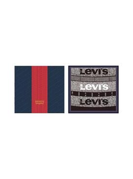 Box  Regalo 3 Boxer Levis Blu  per Uomo