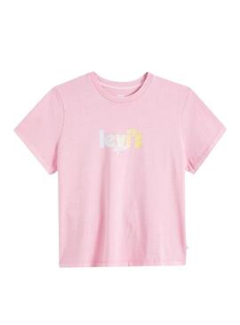 T-Shirt Levis Graphic Classic Rosa per Donna