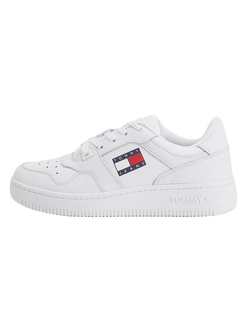 Sneakers Tommy Jeans Retro Bascket Bianco Donna