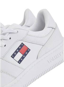 Sneakers Tommy Jeans Retro Bascket Bianco Donna