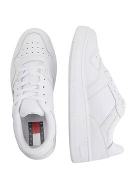 Sneakers Tommy Jeans Retro Bascket Bianco Donna