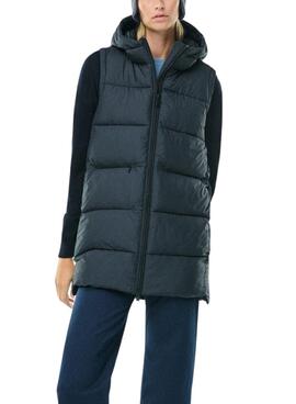 Gilet Ecoalf Marangu Nero per Donna