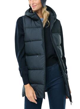 Gilet Ecoalf Marangu Nero per Donna