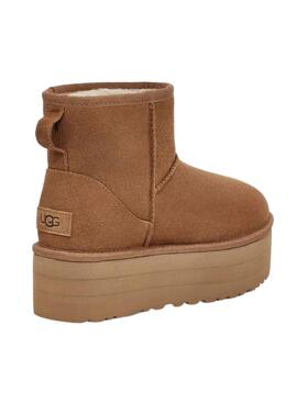 Stivales UGG Classic Mini Platform Castagna Donna