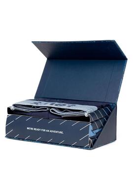 Pack 3 Mutande Levis Confezione regalo Blu Navy Uomo