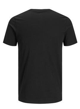 T-Shirt Jack & Jones Corp Logo Nero Uomo