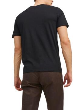 T-Shirt Jack & Jones Corp Logo Nero Uomo