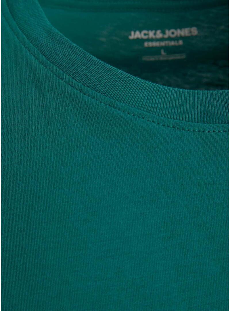 T-Shirt Jack & Jones Corp Logo Verde Uomo