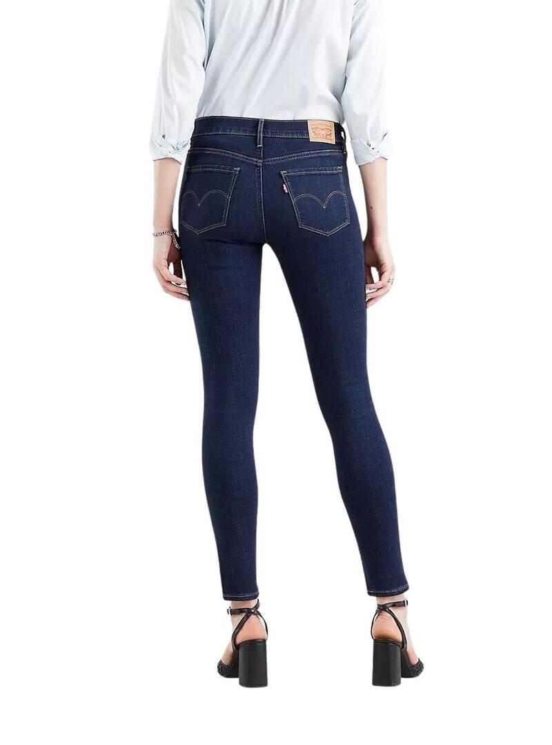 Pantaloni Levis 311 Shapping Skinny Blu Navy Donna