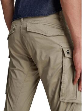 Pantaloni Cargo G-Star Rovic Zip Beige Uomo