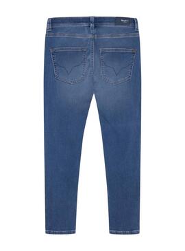 Pantaloni Pepe Jeans Archie Blu per Bambino