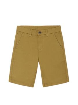 Bermuda Mayoral Chino Verde per Bambino