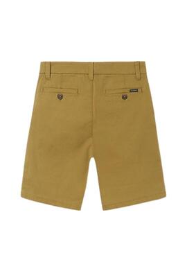 Bermuda Mayoral Chino Verde per Bambino