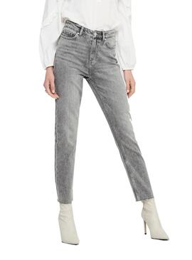 Pantaloni Jeans Only Emily NAS027 Grigio per Donna