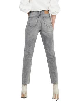 Pantaloni Jeans Only Emily NAS027 Grigio per Donna