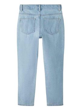 Pantaloni Jeans Name It Shaped Blu per Bambina