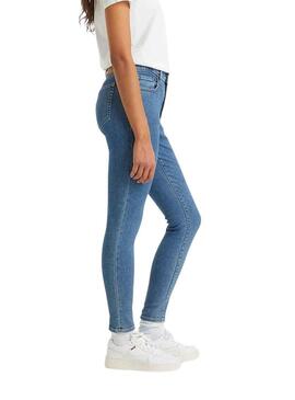 Pantaloni Jeans Levis 721 High Rise Blu Donna