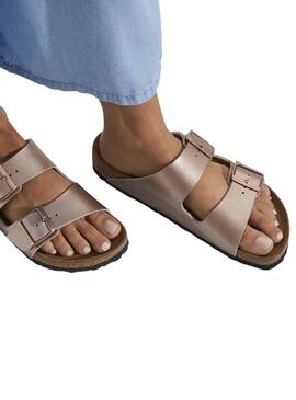 Sandali Birkenstock Arizona BF Rame per Donna