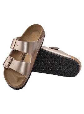 Sandali Birkenstock Arizona BF Rame per Donna