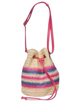 Borsa Pieces Dette Beige per Donna