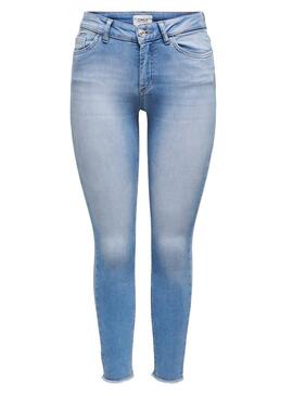 Pantaloni Jeans Only Blush Blu Claro per Donna