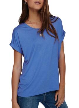 T-Shirt Only Moster Blu per Donna