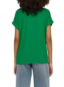 T-Shirt Only Moster Verde per Donna