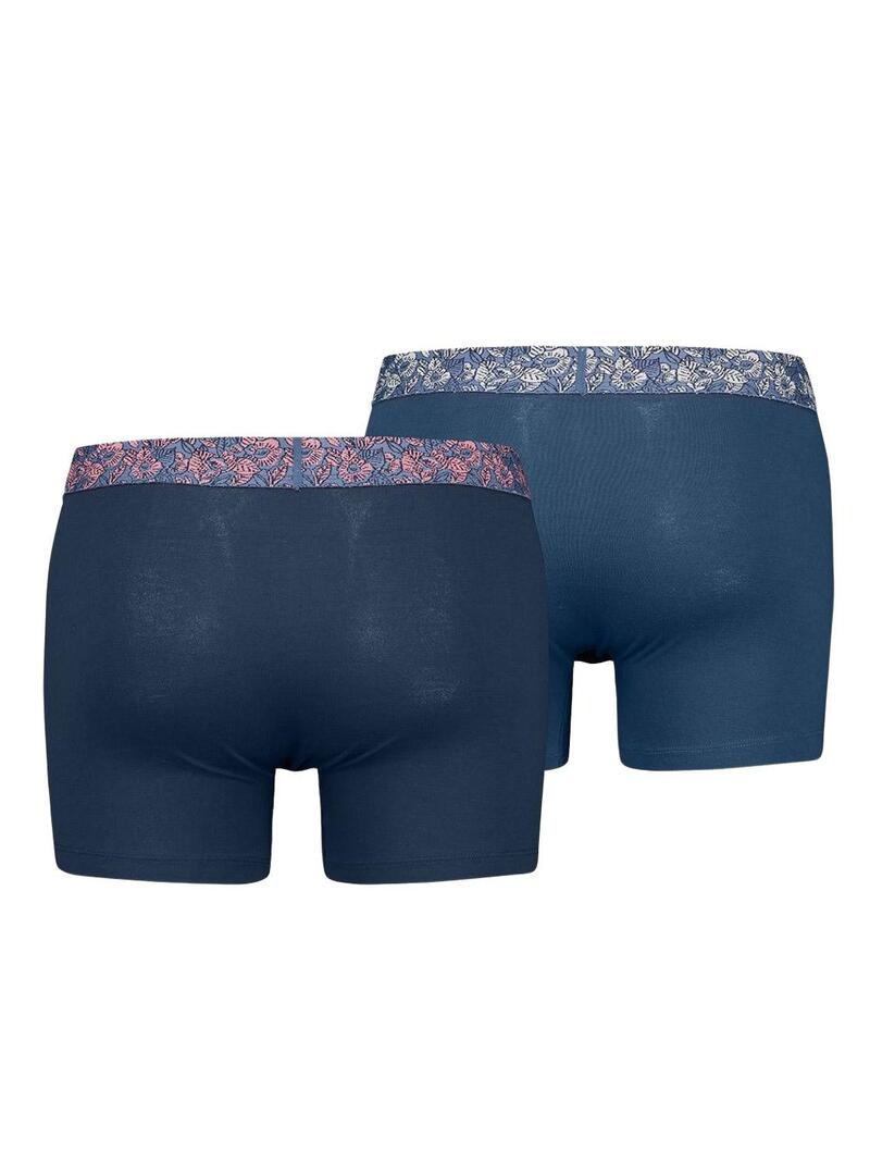 Mutande Levis Flower Blu Navy per Uomo