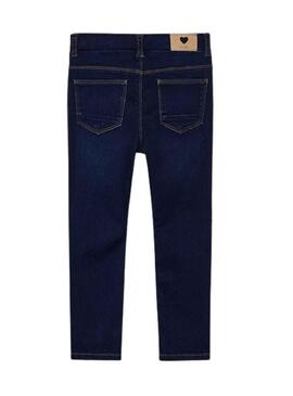 Pantaloni Mayoral Cerrado Tejano Basic Blu Navy Bambina