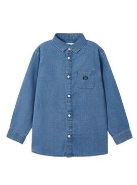 Camicia Mayoral Soft Denim Blu per Bambino