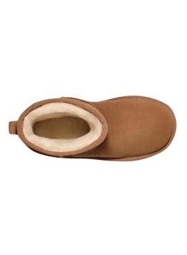 Stivales UGG Classic Mini Platform Marrone per Bambina