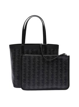 Borsa Lacoste Zely Shopping Bag Nero per Donna