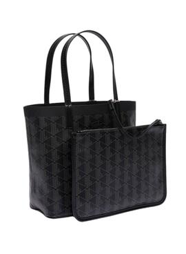 Borsa Lacoste Zely Shopping Bag Nero per Donna