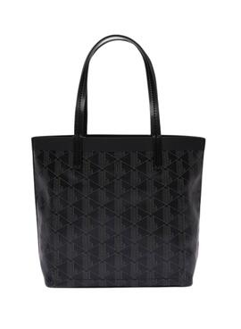 Borsa Lacoste Zely Shopping Bag Nero per Donna