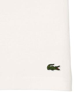 T-Shirt Lacoste Club Relaxed Bianco Uomo Donna