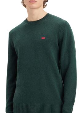 Pullover Levis Original Verde per Uomo