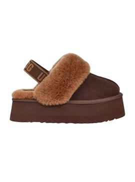 Zuecos UGG Funkette Marrone per Donna