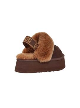 Zuecos UGG Funkette Marrone per Donna