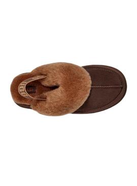 Zuecos UGG Funkette Marrone per Donna