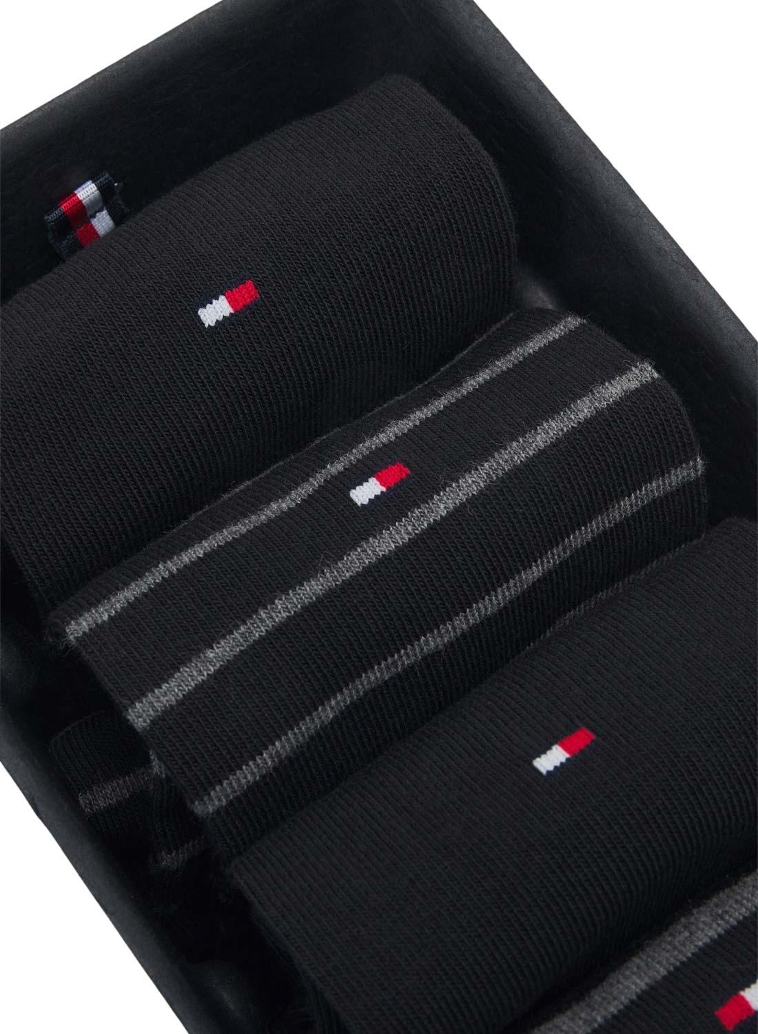 Pack 5 Calzini Tommy Hilfiger Men Sock Nero