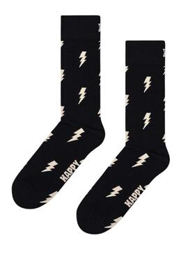 Calzini Happy Socks Flash Neros per Uomo