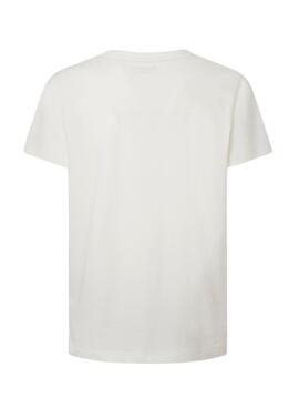 T-Shirt Pepe Jeans Kane Beige per Uomo