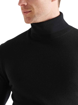 Pullover Superdry Merino Nero per Uomo