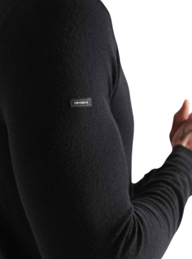 Pullover Superdry Merino Nero per Uomo