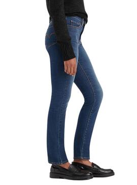 Pantaloni Jeans Levi's 312 Shaping Slim Blu 